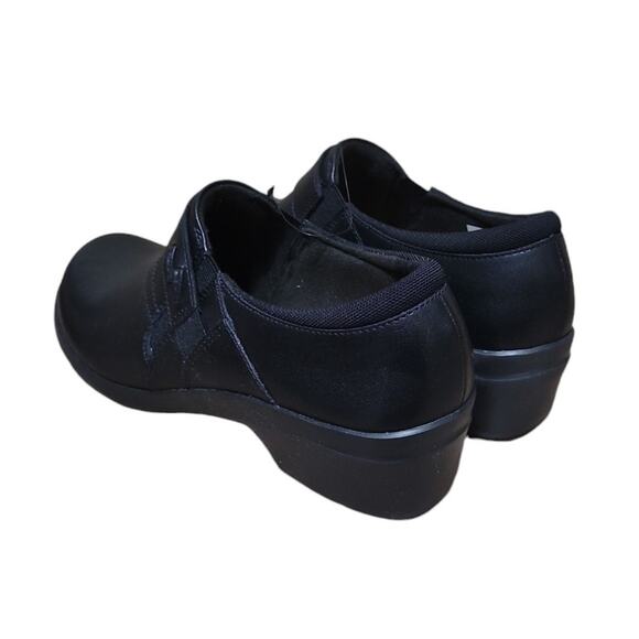 Clarks Angie Pearl Loafer Women's 10 Black Slip-On Leather Comfort Shoe, NWOB - Picture 7 of 10